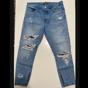 Zara Men’s Cropped Carrot Jeans